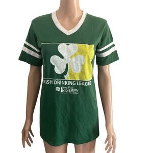 Las Vegas NY NY Casino Tshirt Irish Drinking League Womens Small Green